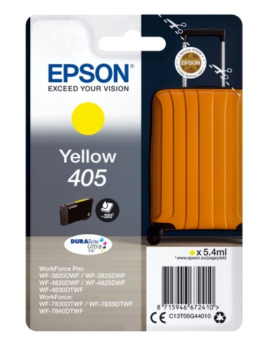 Epson 405 DURABrite Ultra Ink cartucho de tinta 1 pieza(s) Original Amarillo