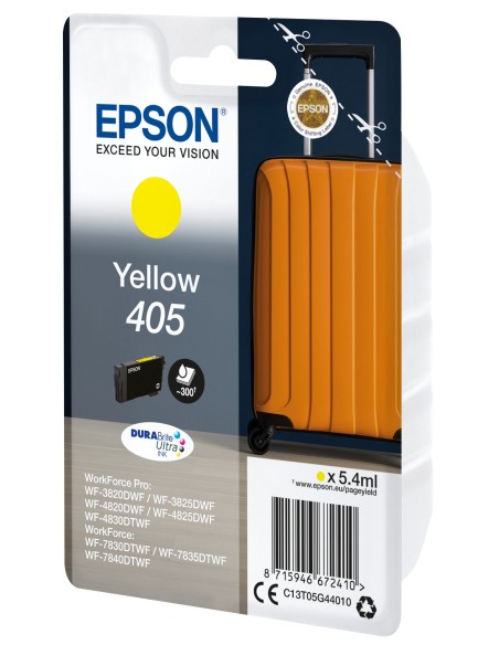 Epson 405 DURABrite Ultra Ink cartucho de tinta 1 pieza(s) Original Amarillo