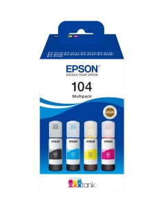 Epson Botellas Multipack Ecotank 104 4 Colores