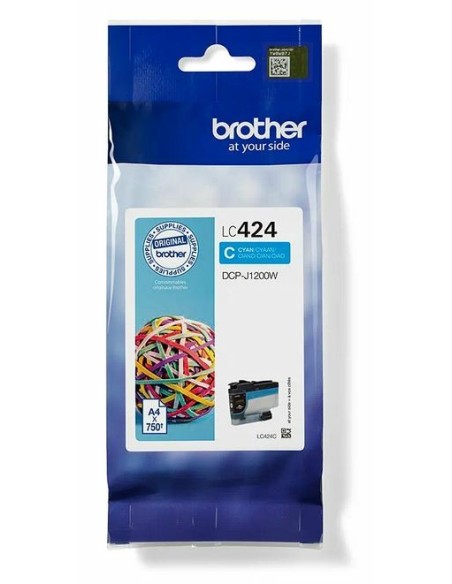 Brother LC-424C cartucho de tinta 1 pieza(s) Original Cian