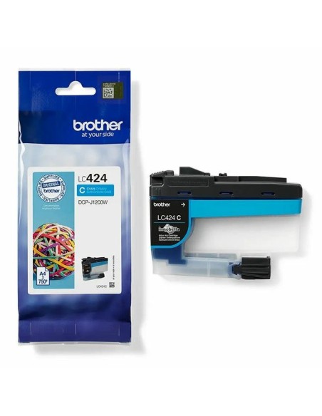 Brother LC-424C cartucho de tinta 1 pieza(s) Original Cian