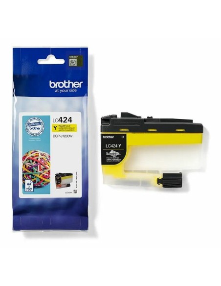Brother LC-424Y cartucho de tinta 1 pieza(s) Original Amarillo