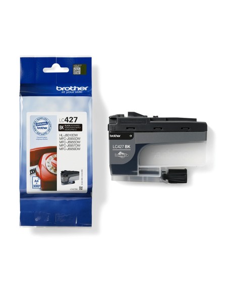 Brother LC-427BK cartucho de tinta 1 pieza(s) Original Rendimiento estándar Negro