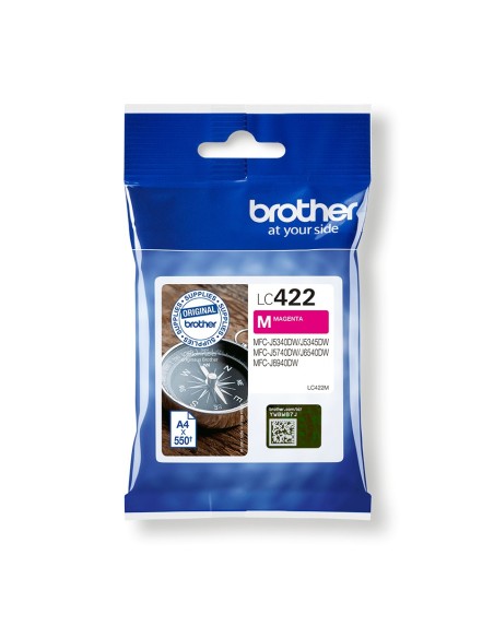 Brother LC-422M cartucho de tinta 1 pieza(s) Original Magenta