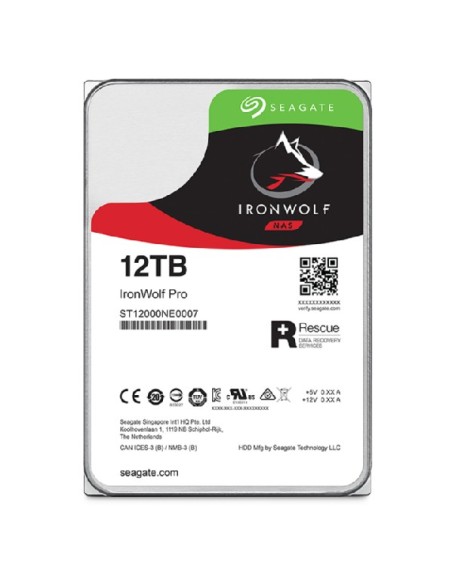 Seagate IronWolf Pro NAS ST12000NT001 12TB 3.5"