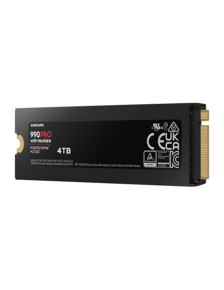 Samsung 990 PRO HeatSink SSD 4TB PCIe 4.0 NVMe M.2