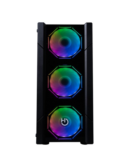 Hiditec V30 Pro ARGB ATX Cristal Templado Negra