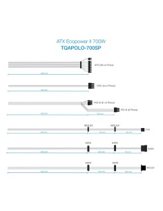 TooQ TQAPOLO-700SP 700W ATX Negra