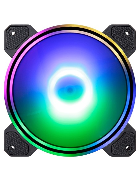 Ventilador Hiditec N9-ARGB 12 cm Negro