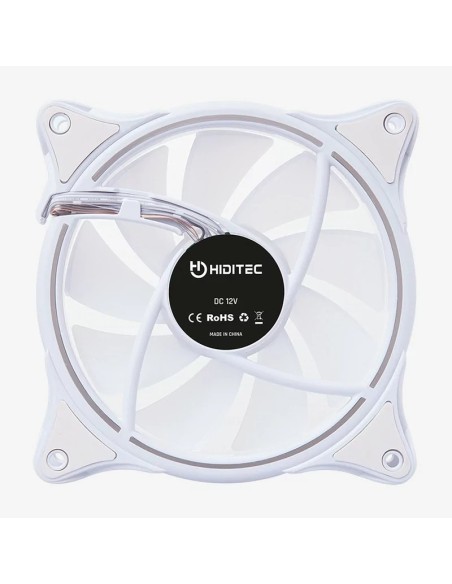 Hiditec Ventilador Gaming ARGB-N-18 WHITE 120 MM