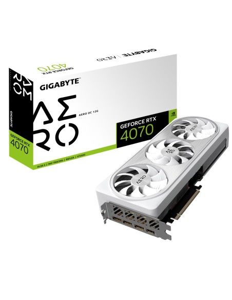 Gigabyte Aero GeForce RTX 4070 OC 12GB GDDR6X DLSS3 Blanca