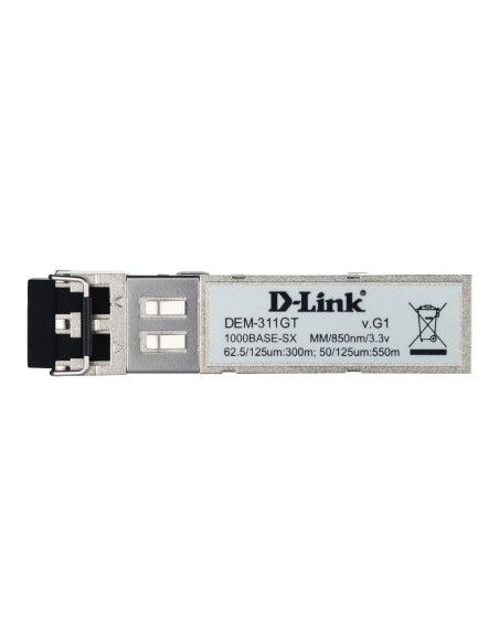 D-Link DEM-311GT red modulo transceptor Fibra óptica 1000 Mbit s SFP 850 nm