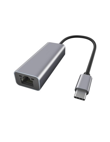 EWENT ADAPTADOR DE RED GIGABIT USB-C ALUMINIO