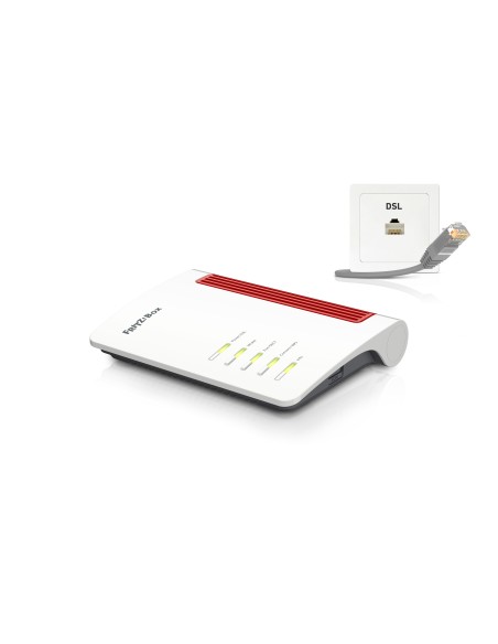AVM 20002845 FRITZ!Box 7530 International router inalámbrico Gigabit Ethernet Doble banda (2,4 GHz   5 GHz) Blanco