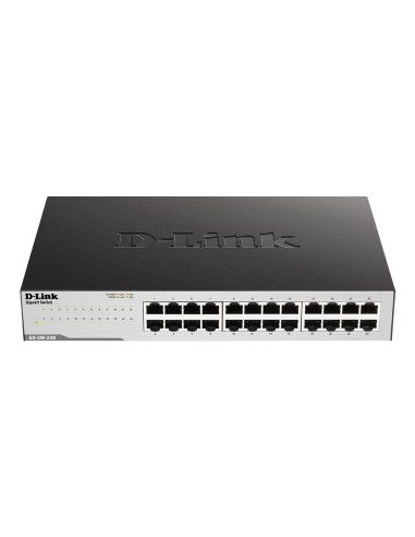 D-Link GO-SW-24G No administrado L2 Gigabit Ethernet (10 100 1000) 1U Negro