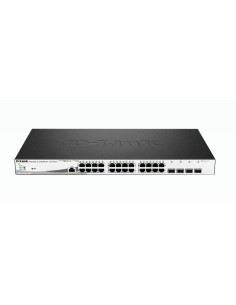 D-Link DGS-1210-28MP E Switch 24xGb PoE+ 4xSFP Com