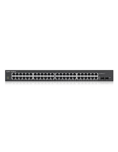 Zyxel GS1900-48HP Gestionado L2 Gigabit Ethernet (10 100 1000) Energía sobre Ethernet (PoE) Negro
