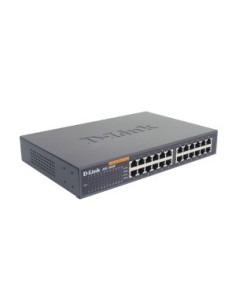 D-Link 24-port 10 100M NWay Desktop - Internal PSU (incl. 19" rack mount kit) No administrado