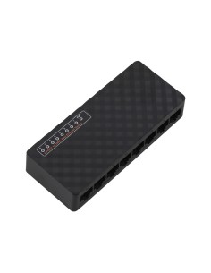 iggual FES800 No administrado Fast Ethernet (10 100) Negro