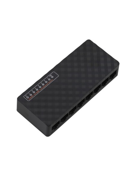 iggual FES800 No administrado Fast Ethernet (10 100) Negro