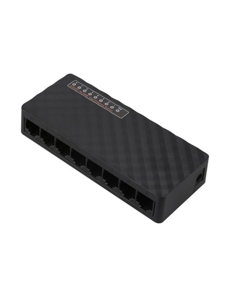 iggual FES800 No administrado Fast Ethernet (10 100) Negro