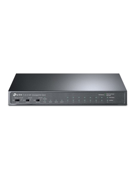 TP-LINK TL-SL1311MP switch No administrado Fast Ethernet (10 100) Energía sobre Ethernet (PoE) Negro