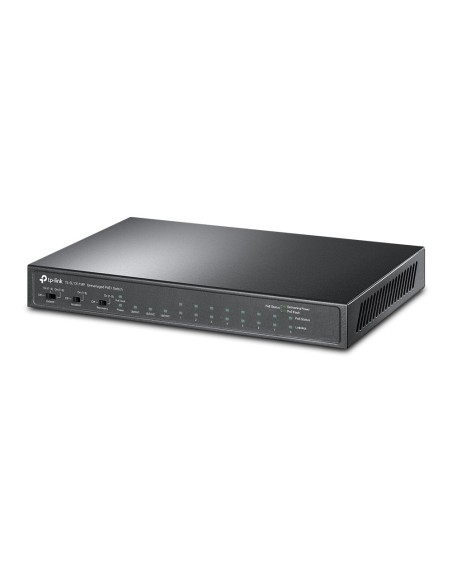 TP-LINK TL-SL1311MP switch No administrado Fast Ethernet (10 100) Energía sobre Ethernet (PoE) Negro