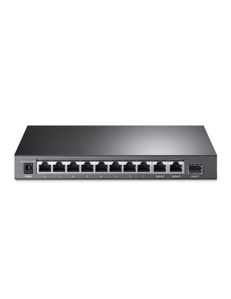 TP-LINK TL-SL1311MP switch No administrado Fast Ethernet (10 100) Energía sobre Ethernet (PoE) Negro