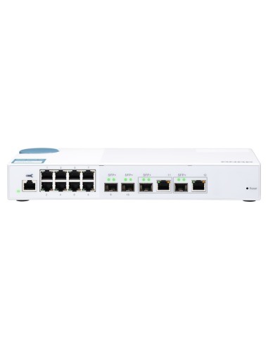 QNAP QSW-M408-2C switch Gestionado L2 10G Ethernet (100 1000 10000) Blanco