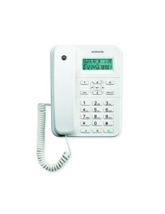 Motorola CT202 Teléfono analógico Identificador de llamadas Blanco