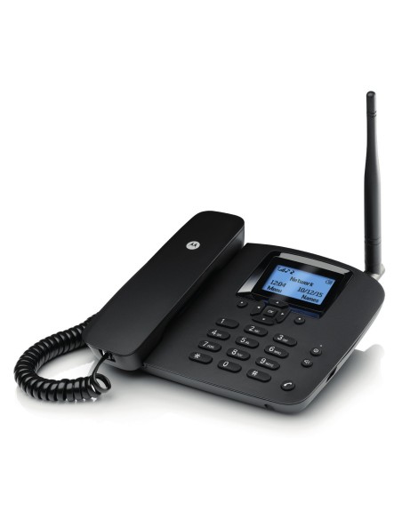 Motorola FW200L Teléfono DECT Identificador de llamadas Negro