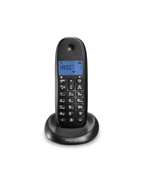 Motorola C1003LB+ Teléfono DECT Identificador de llamadas Negro