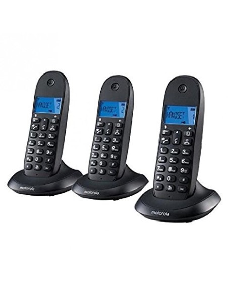 Motorola C1003LB+ Teléfono DECT Identificador de llamadas Negro