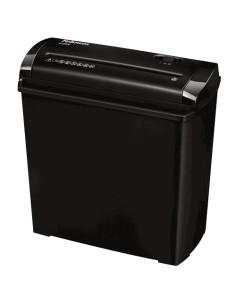 Fellowes P-25S triturador de papel Corte en tiras 22 cm Negro, Gris