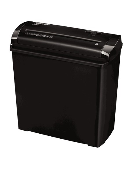 Fellowes P-25S triturador de papel Corte en tiras 22 cm Negro, Gris