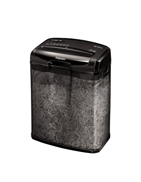 Fellowes M-7Cm triturador de papel Corte en partículas Negro