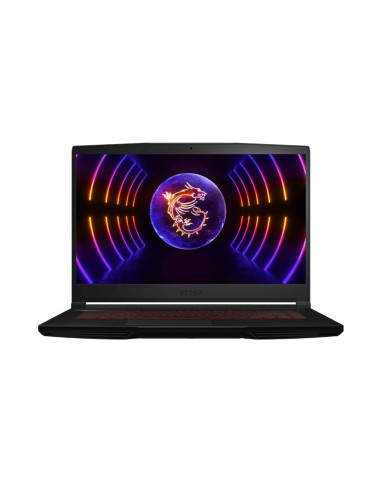 MSI PORTATIL THIN GF63 12VE-009XES. 15.6" FHD (1920*1080), 144HZ. ALDER LAKE I5-12450H. RTX 4050, GDDR6 6GB. DDR IV 8GB*2. 512GB