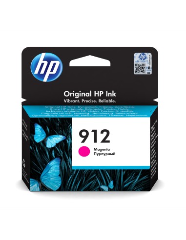 HP 912 cartucho de tinta 1 pieza(s) Original Rendimiento estándar Magenta