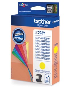 Brother LC-223YBP cartucho de tinta 1 pieza(s) Original Amarillo