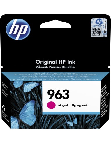 HP 963 cartucho de tinta 1 pieza(s) Original Rendimiento estándar Magenta