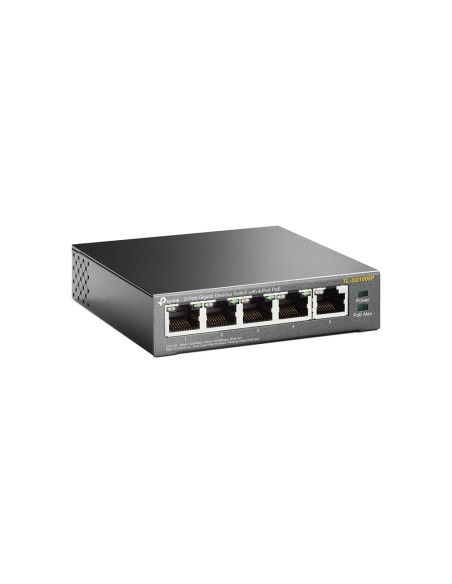 TP-LINK TL-SG1005P No administrado Gigabit Ethernet (10 100 1000) Energía sobre Ethernet (PoE) Negro