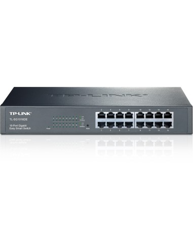 TP-LINK TL-SG1016DE Gestionado L2 Gigabit Ethernet (10 100 1000) Negro