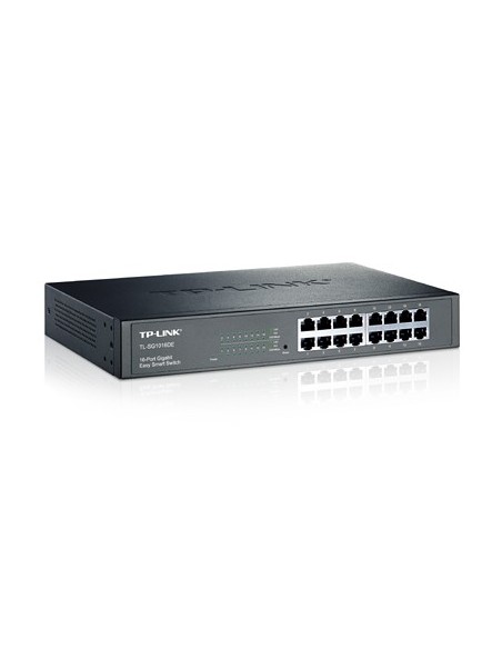 TP-LINK TL-SG1016DE Gestionado L2 Gigabit Ethernet (10 100 1000) Negro