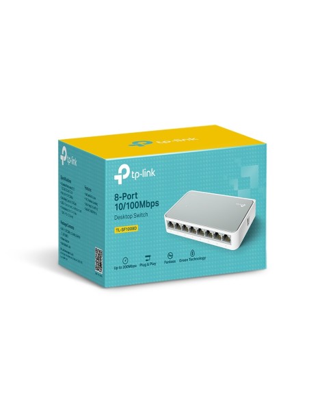 TP-LINK TL-SF1008D No administrado Fast Ethernet (10 100) Blanco