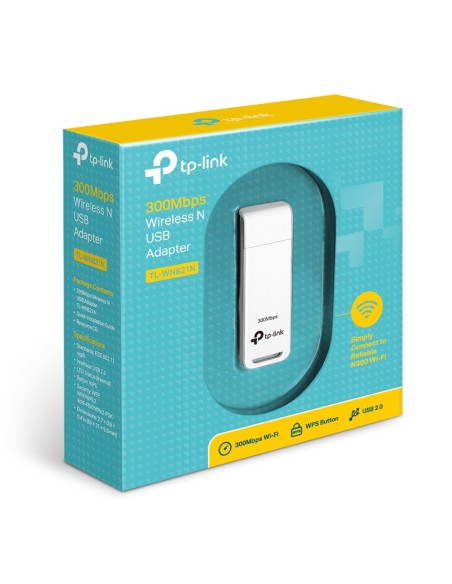 TP-LINK TL-WN821N adaptador y tarjeta de red WLAN 300 Mbit s