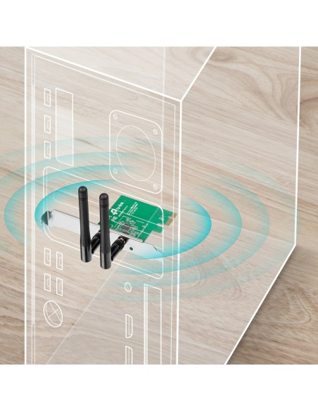 ADAPTADOR  PCI  EXPRESS INALÁMBRICO 300 MBPS TP-LINK
