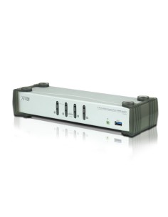 Aten CS1914-AT-G interruptor KVM Negro, Gris