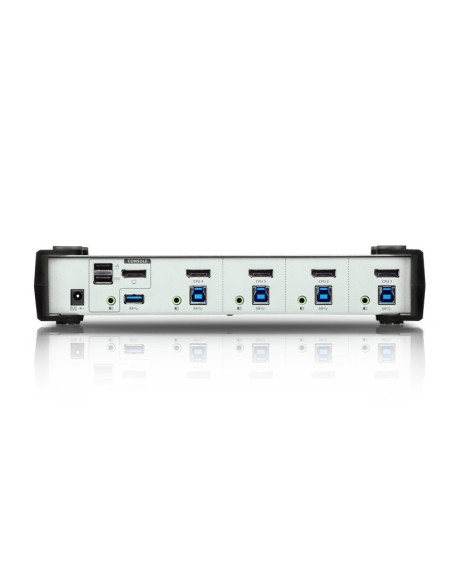 Aten CS1914-AT-G interruptor KVM Negro, Gris