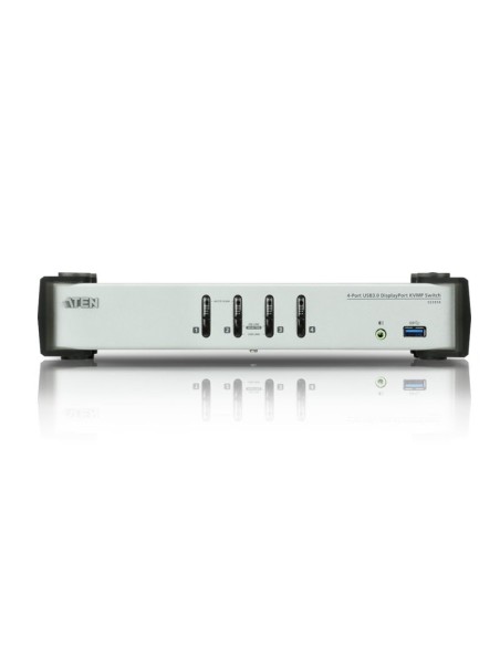 Aten CS1914-AT-G interruptor KVM Negro, Gris