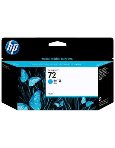 HP ciano 72 DesignJet 130 ml cartucho de tinta 1 pieza(s) Original Alto rendimiento (XL) Cian